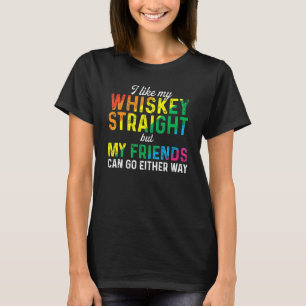Camiseta Me Gusta Mi Whiskey Straikey Love My Lgbt Friends