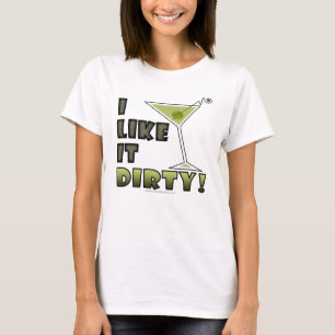 Camiseta ¡ME GUSTA MORIR! Dirty Martini Cocktail Humor