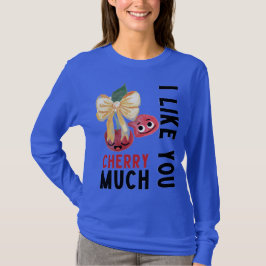CAMISETA ME GUSTA MUCHO CHERRY