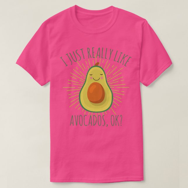 Camiseta Me Gusta Mucho El Aguacate Ok 3 (Diseño del anverso)