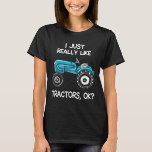 Camiseta Me Gusta Mucho El Amor De Tractores Agricultores