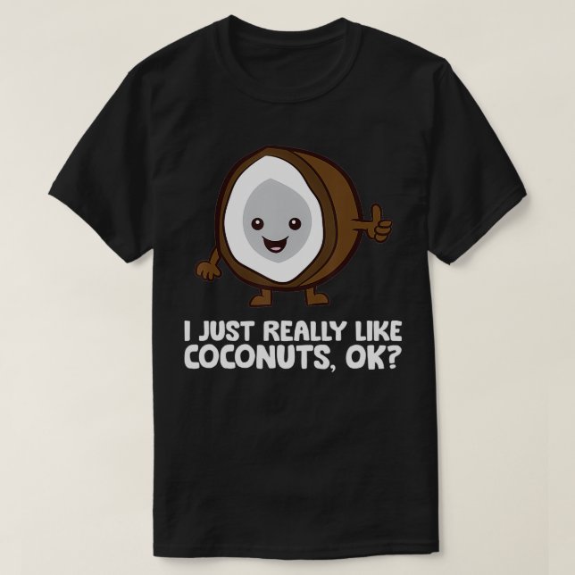 Camiseta Me Gusta Mucho El Coco De Verano De Los Cocos (Diseño del anverso)