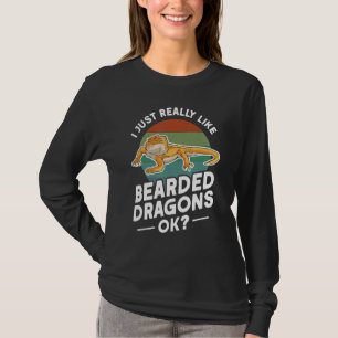 Camiseta Me Gusta Mucho El Dragón Con Cabeza Bien Arrastrad
