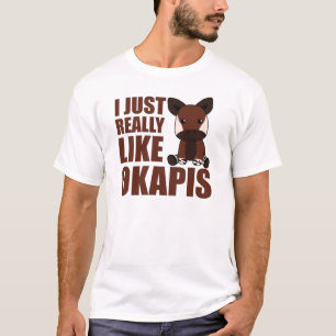 Camiseta Me gusta mucho el Okapi tan lindo