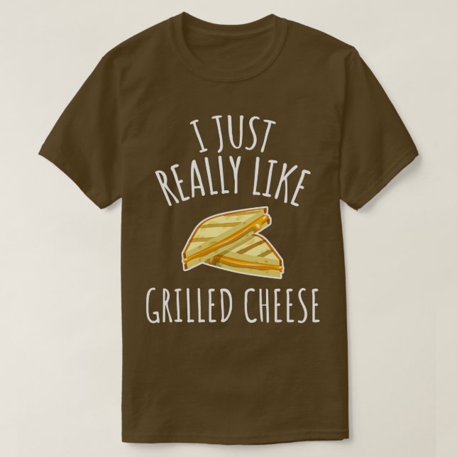 Camiseta Me Gusta Mucho El Queso A La Parrilla (Diseño del anverso)