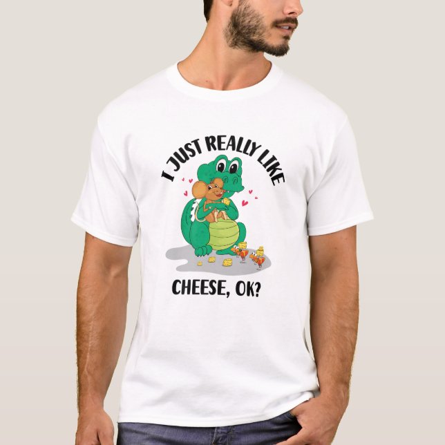 Camiseta Me Gusta Mucho El Queso Bien (Anverso)