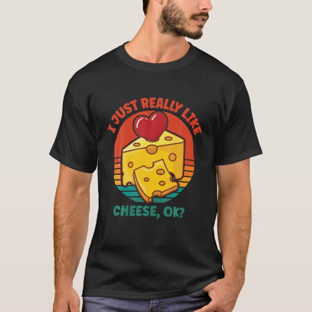Camiseta Me Gusta Mucho El Queso Bien (Anverso)