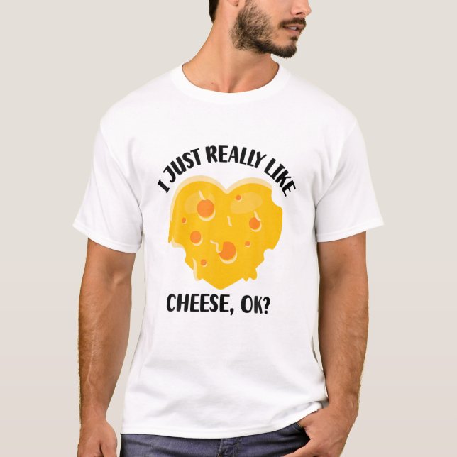 Camiseta Me Gusta Mucho El Queso Bien (Anverso)