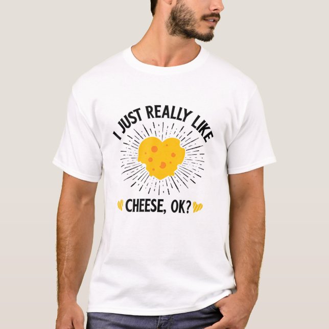 Camiseta Me Gusta Mucho El Queso Bien (Anverso)