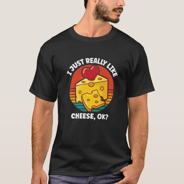 Camiseta Me Gusta Mucho El Queso Bien (Anverso)