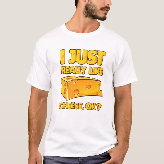 Camiseta Me Gusta Mucho El Queso Bien (Anverso)
