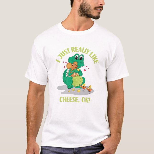 Camiseta Me Gusta Mucho El Queso Bien (Anverso)