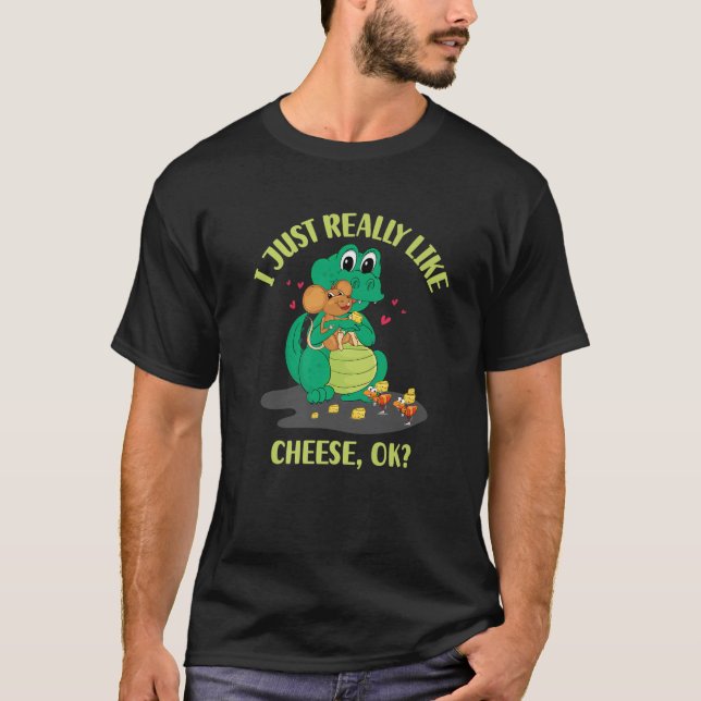Camiseta Me Gusta Mucho El Queso Bien (Anverso)