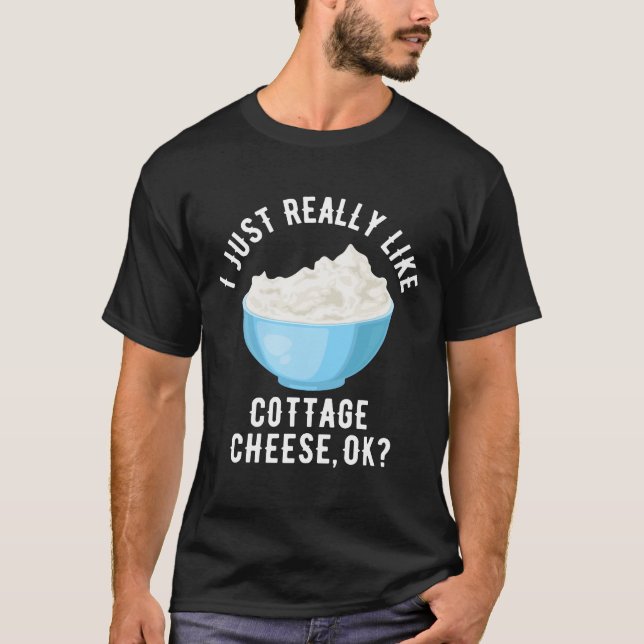 Camiseta Me Gusta Mucho El Queso De Cabra. (Anverso)
