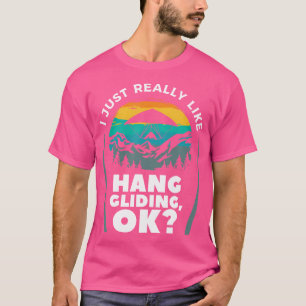 Camiseta Me gusta mucho el vuelo en ala delta Ok Ala Delta 