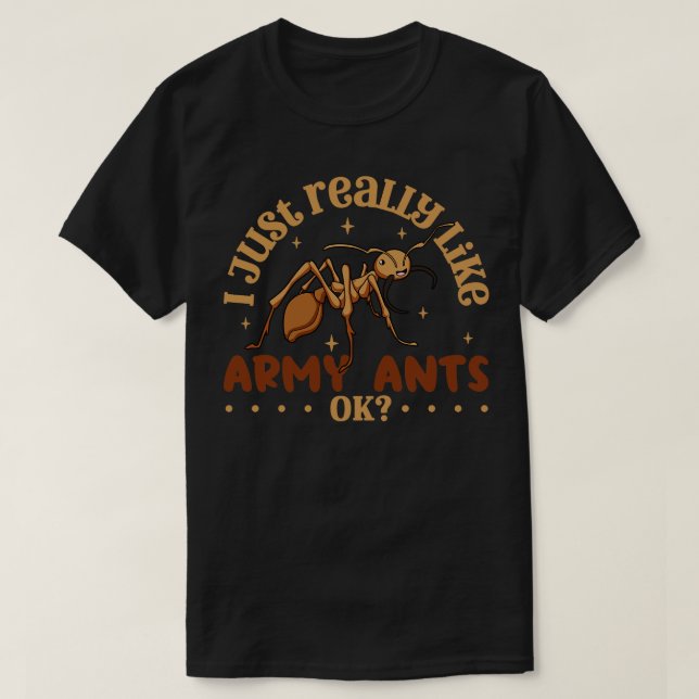 Camiseta Me gusta mucho la hormiga (Diseño del anverso)