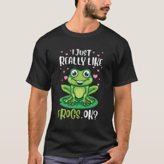 Camiseta Me Gusta Mucho La Rana Funny De Árbol Regalo F