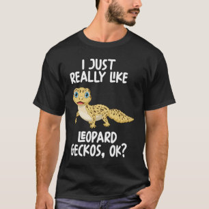 Camiseta Me Gusta Mucho Leopard Geckos Ok