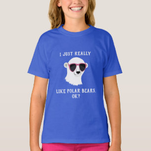 Camiseta Me Gusta Mucho Los Osos Polares.