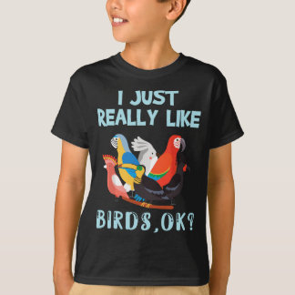 Camiseta Me Gusta Mucho Los Pájaros, Ok - Funny Toucan Maca