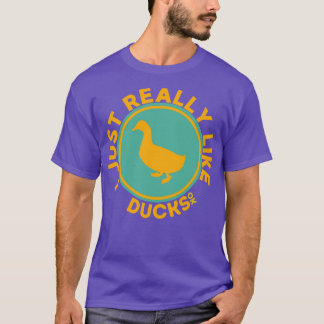 Camiseta Me Gusta Mucho Los Patos Ok