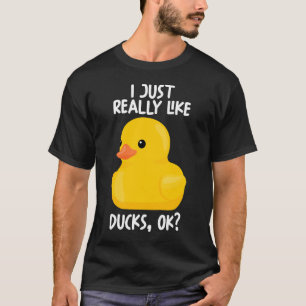 Camiseta Me Gusta Mucho Los Patos Ok