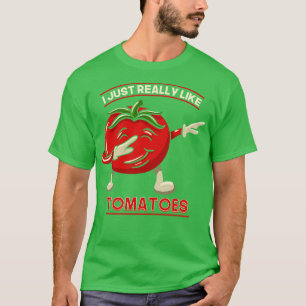 Camiseta Me Gusta Mucho Los Tomates