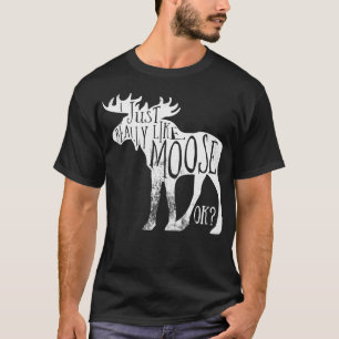 Camiseta Me Gusta Mucho Moose Stuts Navidades Para Las Muje