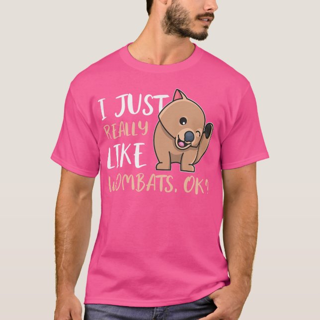 Camiseta Me Gusta Mucho Wombats Ok Comic (Anverso)