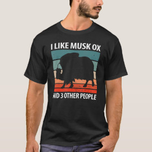 Camiseta Me Gusta Musk Ox Y Otras 3 Personas