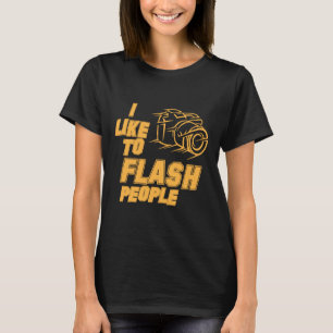 Camiseta Me gusta parpadear personas.