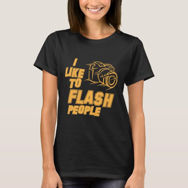 Camiseta Me gusta parpadear personas. (Anverso)