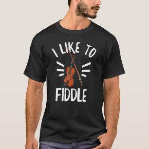 Camiseta Me Gusta Pelear Por Un Violinista