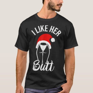 Camiseta Me Gusta, Pero Me Gustan Sus Navidades De Pareja D