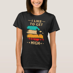 Camiseta Me Gusta Que El Escalador De Roca Alta Boulderin