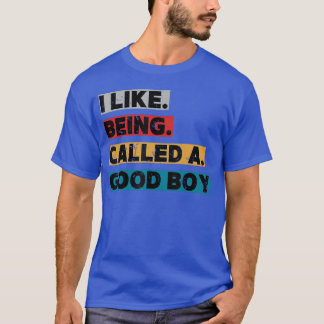 Camiseta Me gusta que me llamen un buen chico divertido dic