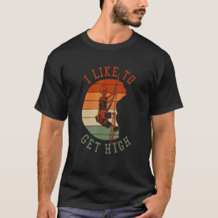 Camiseta Me Gusta Que Sube La Escalada De Los Deportes Alpi