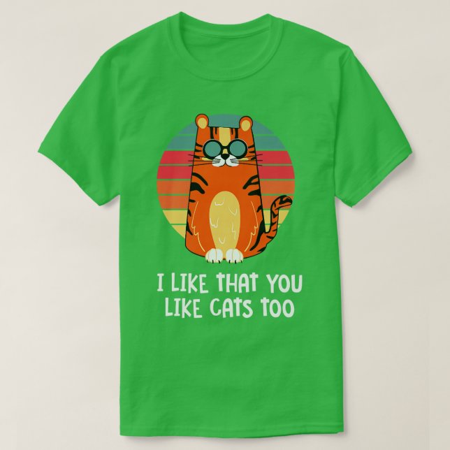 Camiseta Me Gusta Que Te Gusten Los Gatos Para Los Amigos D (Diseño del anverso)