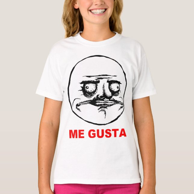 Camiseta Me Gusta Rage Face Meme (Anverso)