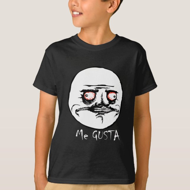 Camiseta Me Gusta Raging Comic Face (Anverso)