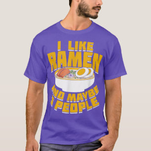 Camiseta Me Gusta Ramen Y Quizá 3 Personas 476