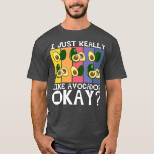 Camiseta Me Gusta Realmente Aguacates Ok, Guacamole, Aguac