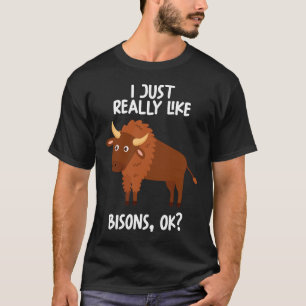 Camiseta Me Gusta Realmente Bisonu Ok