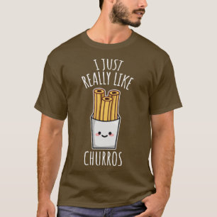 Camiseta Me Gusta Realmente Churros