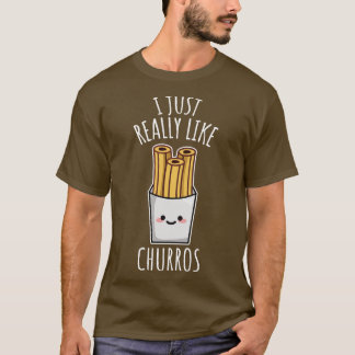 Camiseta Me Gusta Realmente Churros