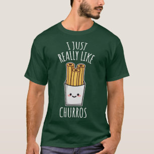 Camiseta Me Gusta Realmente Churros