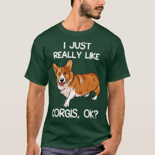 Camiseta Me Gusta Realmente Corgis
