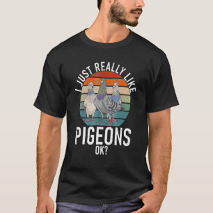 Camiseta Me Gusta Realmente El Ave De Los Animales De Las C