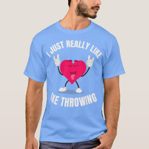 Camiseta Me Gusta Realmente El Ax Lanzando El Torrente Clás