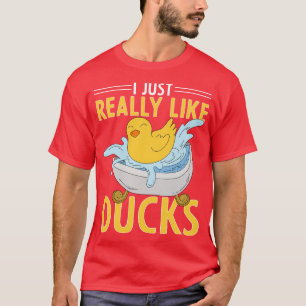 Camiseta Me Gusta Realmente El Duck Bath Toy Duckber